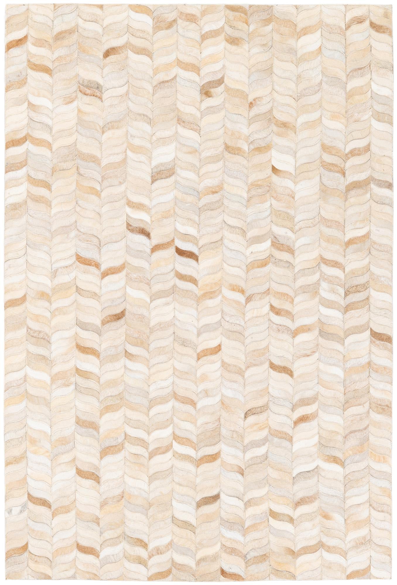 3' 11 x 5' 10 Cowhide Stocks Rug