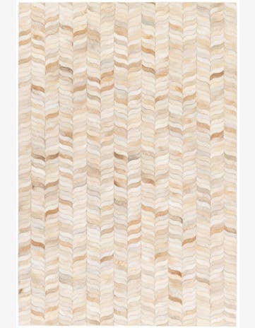 4' x 5' 11 Cowhide Stocks Rug