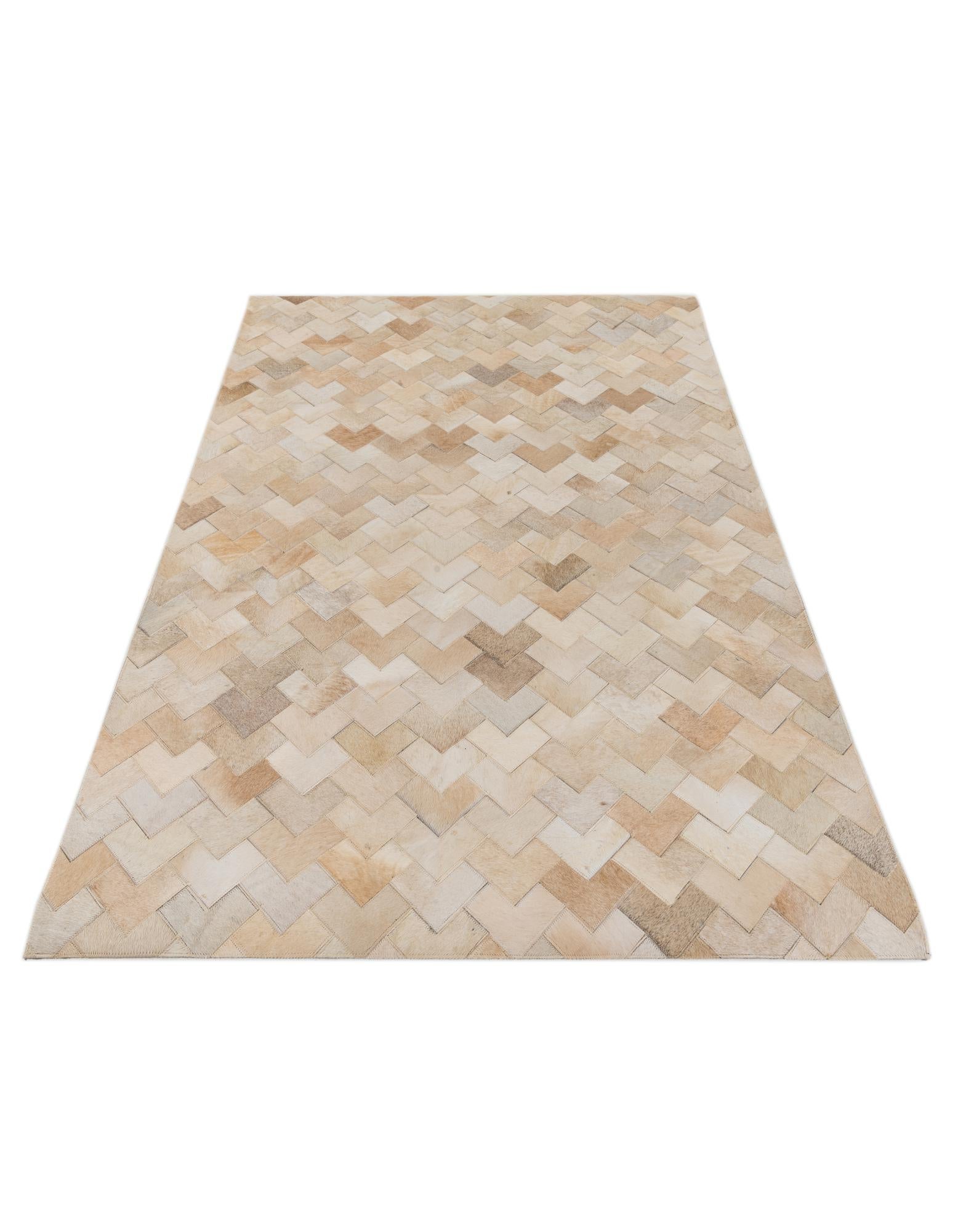 4' 1 x 5' 11 Cowhide Stocks Rug