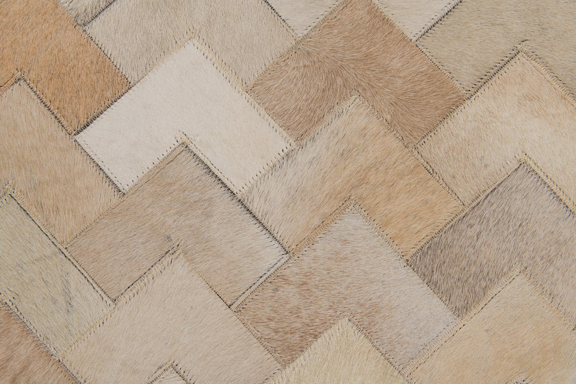 4' 1 x 5' 11 Cowhide Stocks Rug