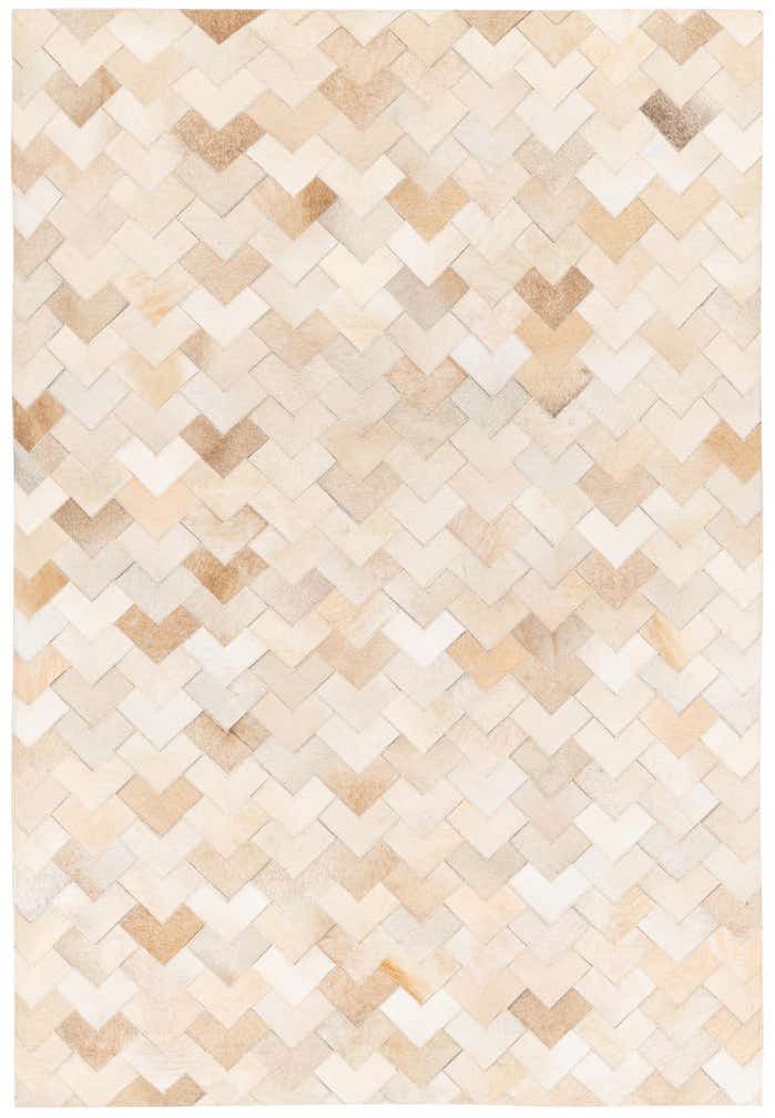 4' 1 x 5' 11 Cowhide Stocks Rug