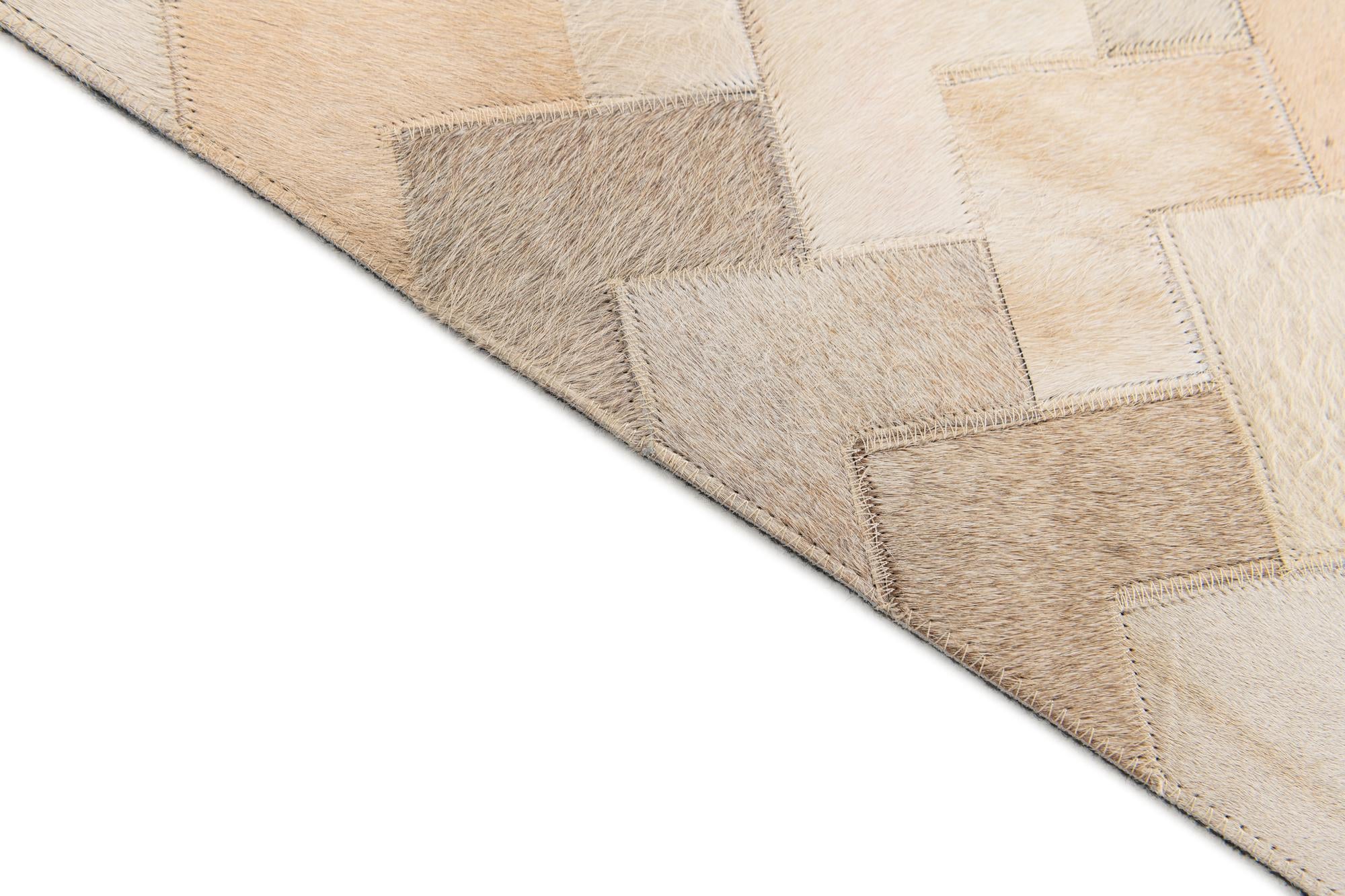 4' 1 x 6' 1 Cowhide Stocks Rug