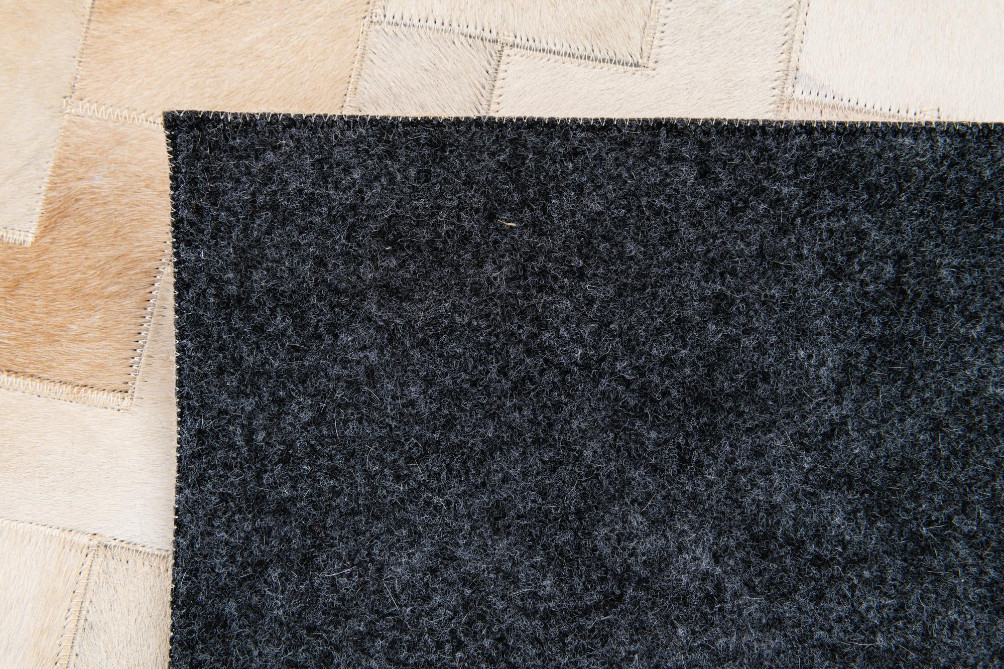 4' 1 x 6' 1 Cowhide Stocks Rug