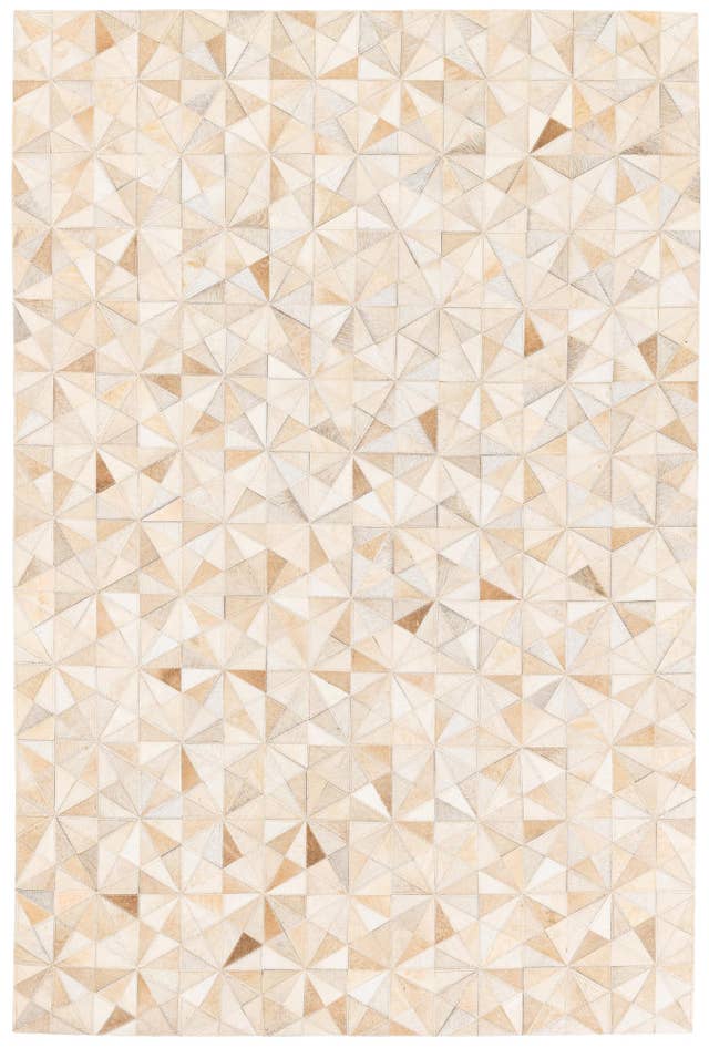 Detail image of 4' x 6' Cowhide Stocks Rug