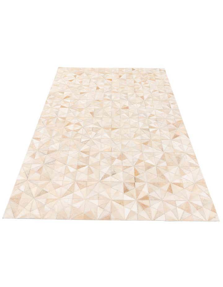 3' 11 x 6' Cowhide Stocks Rug