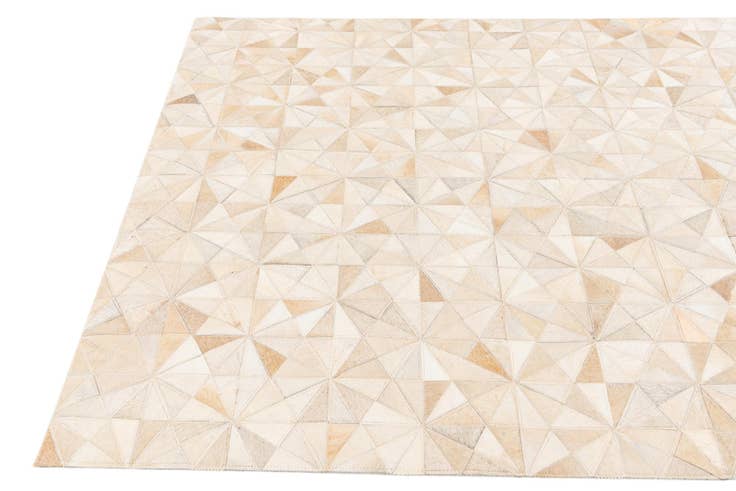 Detail image of 3' 11 x 6' Cowhide Stocks Rug