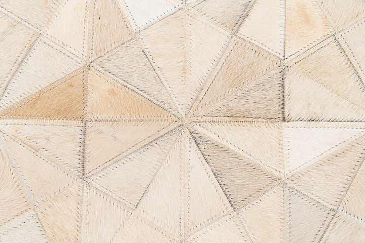 3' 11 x 6' Cowhide Stocks Rug