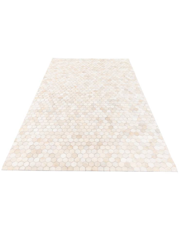 Detail image of 4' 10 x 7' 9 Cowhide Stocks Rug