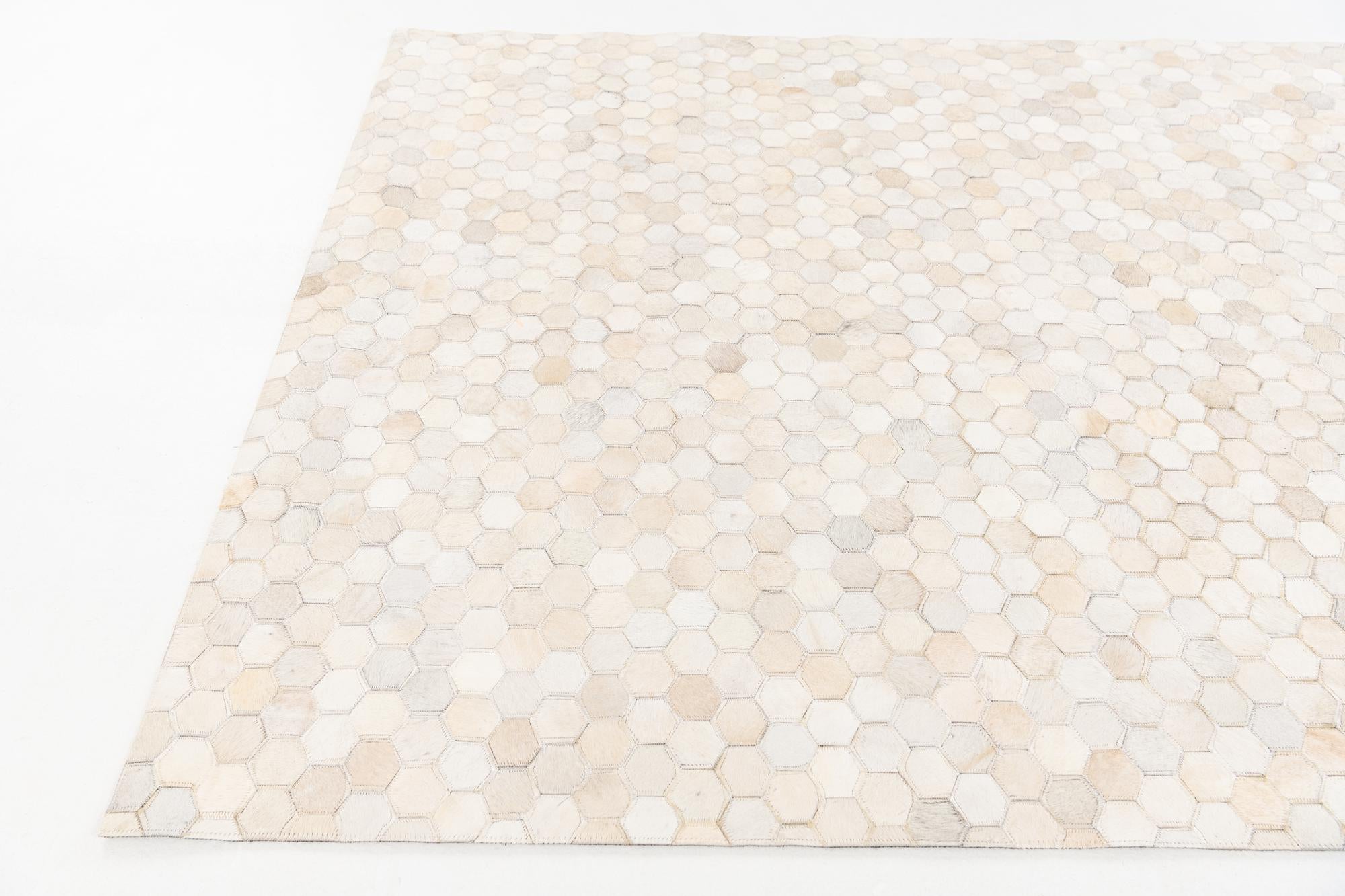 4' 10 x 7' 9 Cowhide Stocks Rug