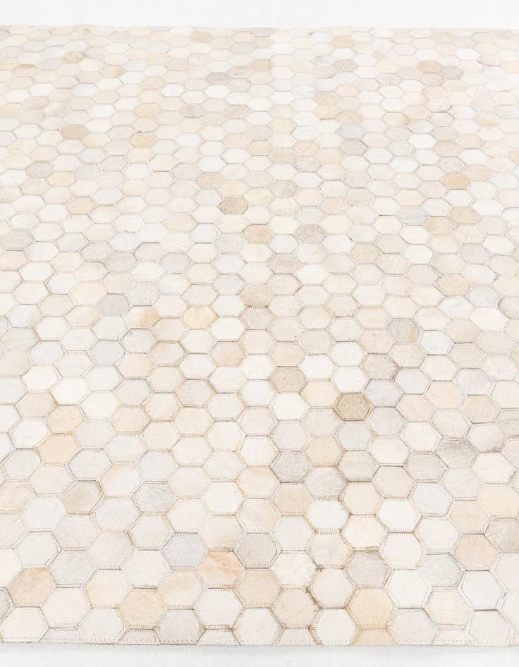 Detail image of 4' 10 x 7' 9 Cowhide Stocks Rug