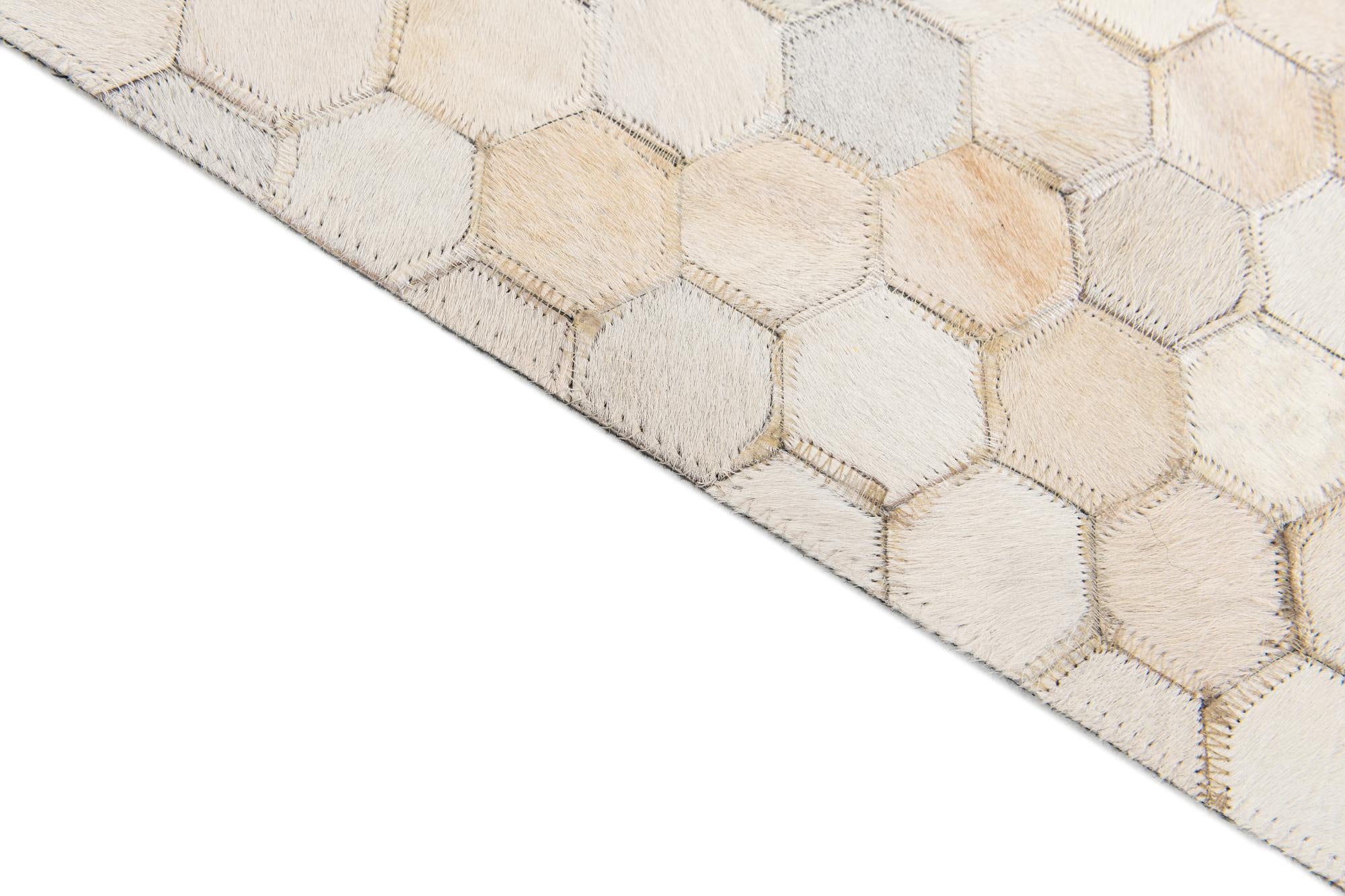 4' 10 x 7' 9 Cowhide Stocks Rug