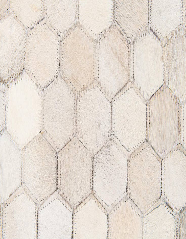 Detail image of 4' 10 x 7' 9 Cowhide Stocks Rug