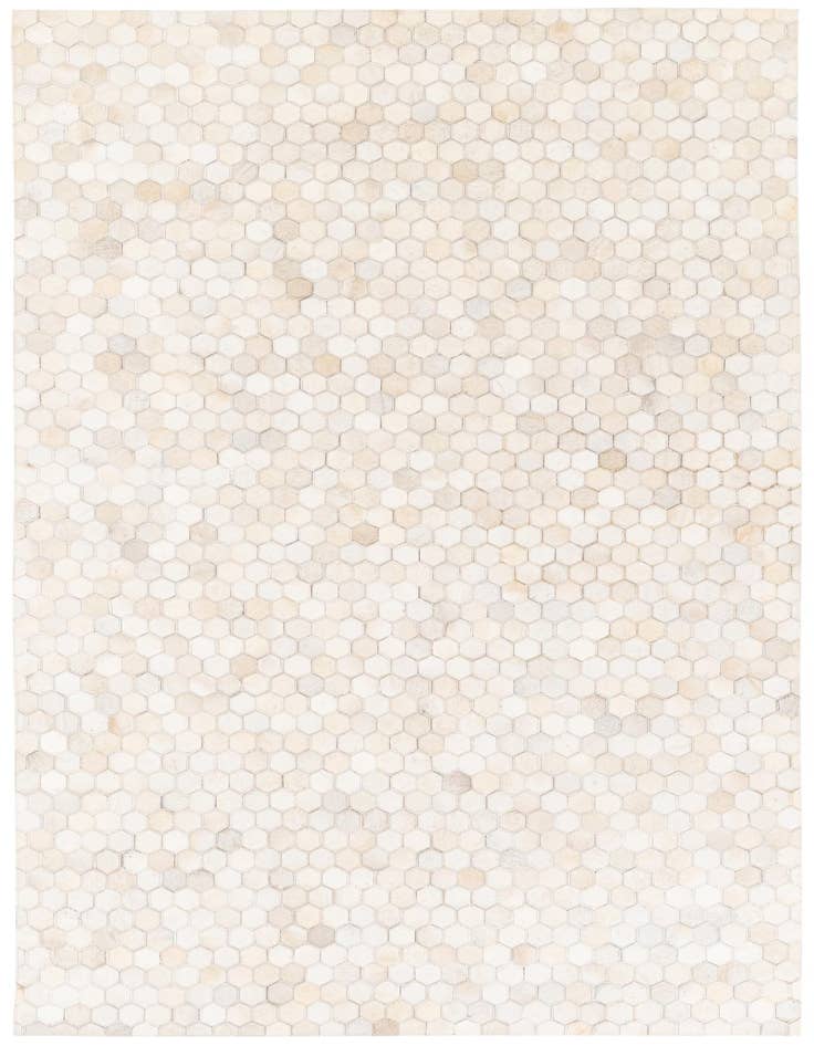 Detail image of 4' 10 x 7' 9 Cowhide Stocks Rug