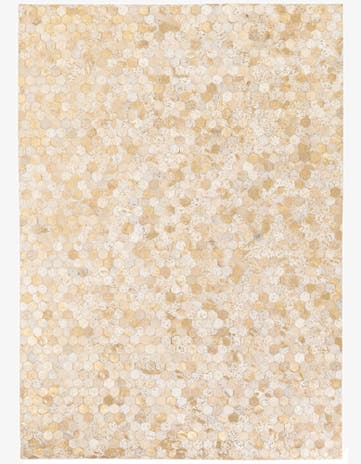 5' 3 x 7' 5 Cowhide Stocks Rug
