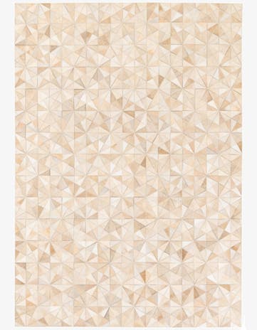 4' 9 x 6' 8 Cowhide Stocks Rug