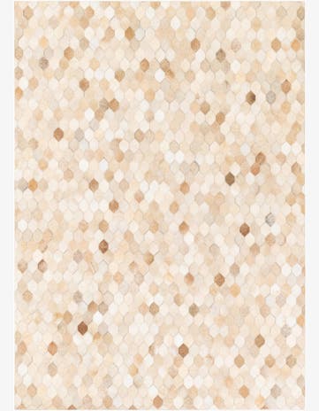 4' 9 x 6' 8 Cowhide Stocks Rug