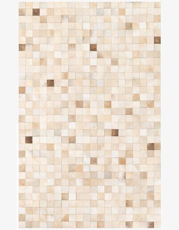 4' 11 x 7' 10 Cowhide Stocks Rug