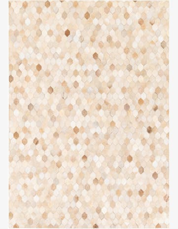 4' 8 x 6' 8 Cowhide Stocks Rug