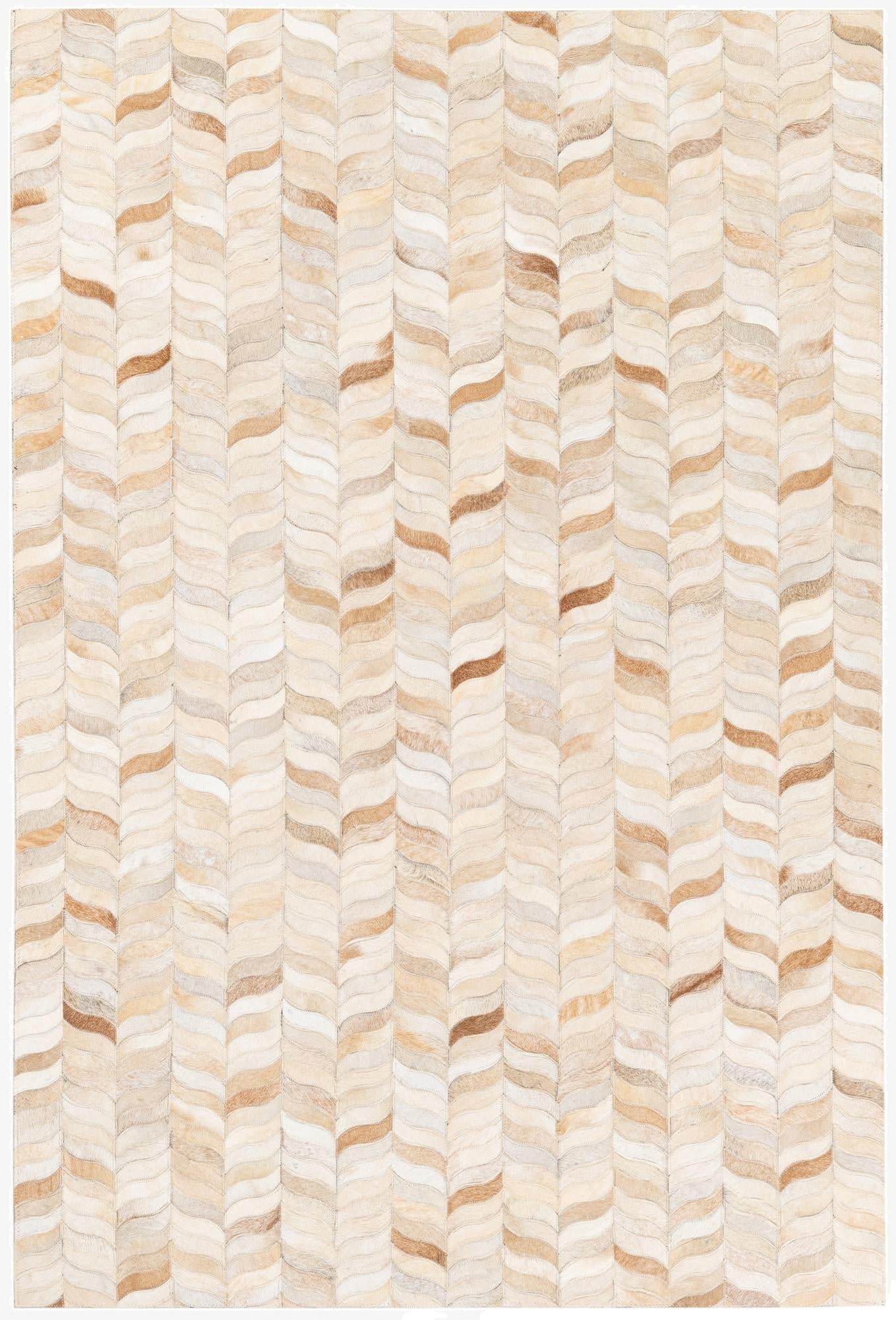 3' 11 x 5' 10 Cowhide Stocks Rug