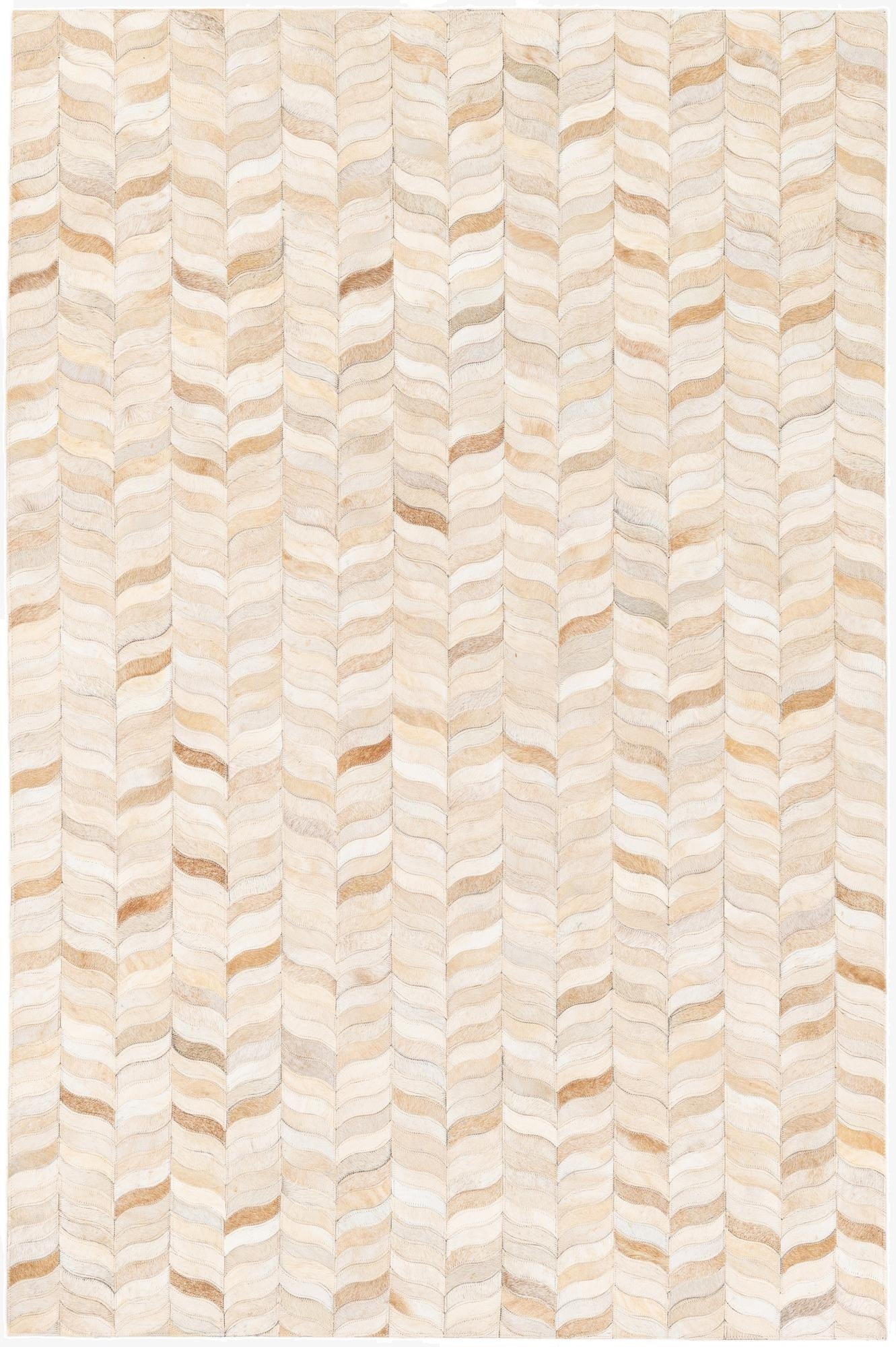 3' 11 x 6' Cowhide Stocks Rug