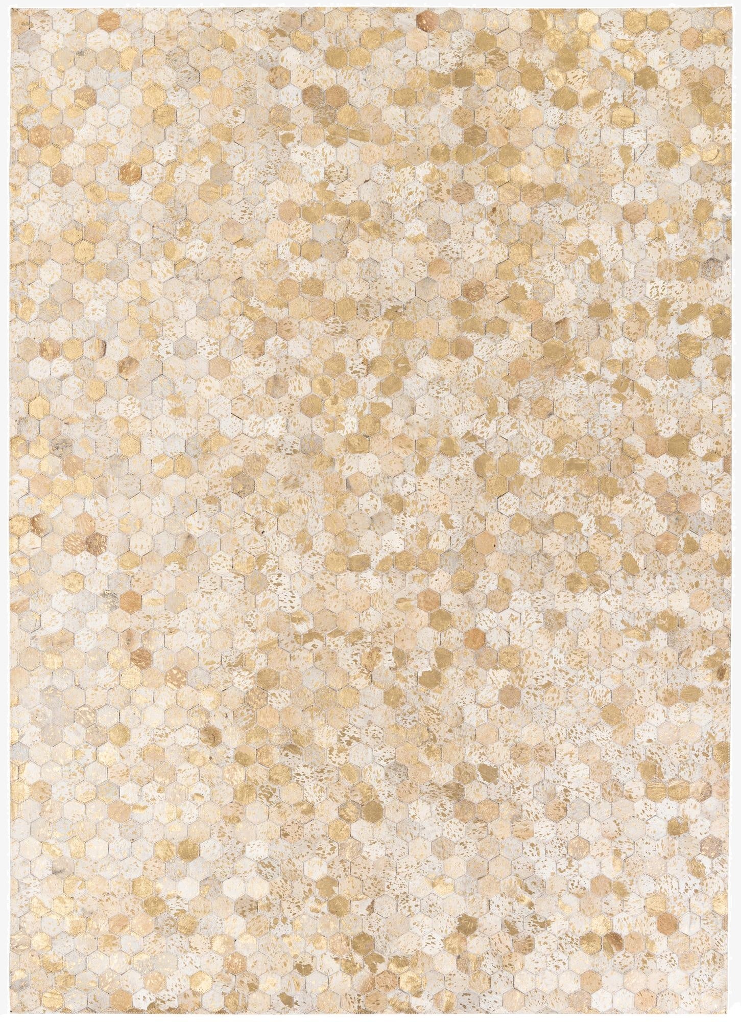 5' 3 x 7' 5 Cowhide Stocks Rug