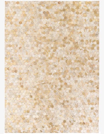 5' 3 x 7' 5 Cowhide Stocks Rug