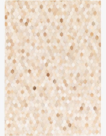 4' 8 x 6' 7 Cowhide Stocks Rug