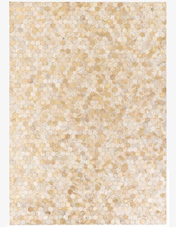 5' 3 x 7' 6 Cowhide Stocks Rug