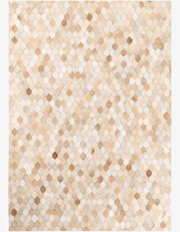 4' 8 x 6' 7 Cowhide Stocks Rug
