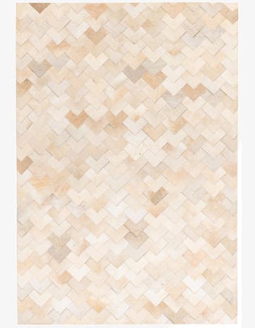 4' 1 x 5' 11 Cowhide Stocks Rug