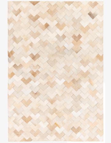 4' 1 x 5' 11 Cowhide Stocks Rug