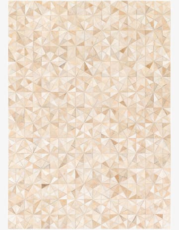 4' 8 x 6' 7 Cowhide Stocks Rug