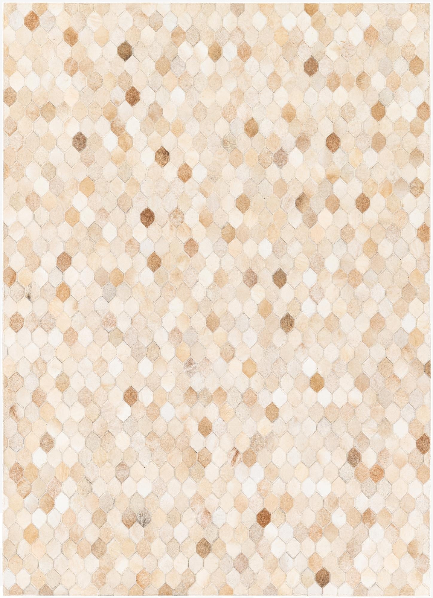 4' 8 x 6' 7 Cowhide Stocks Rug