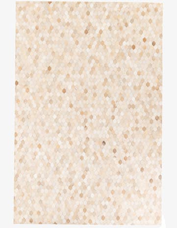 6' 8 x 10' Cowhide Stocks Rug