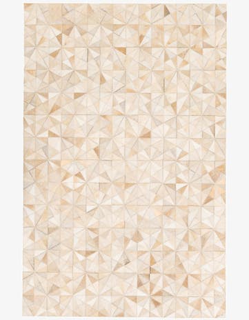 3' 11 x 6' Cowhide Stocks Rug