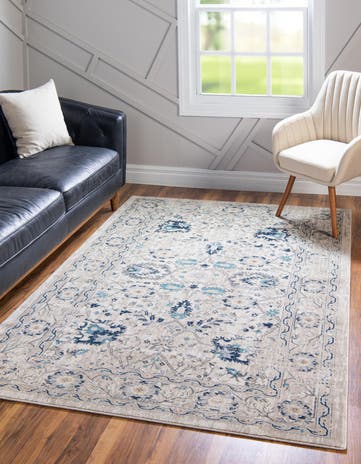 Beige Dahlia Rug