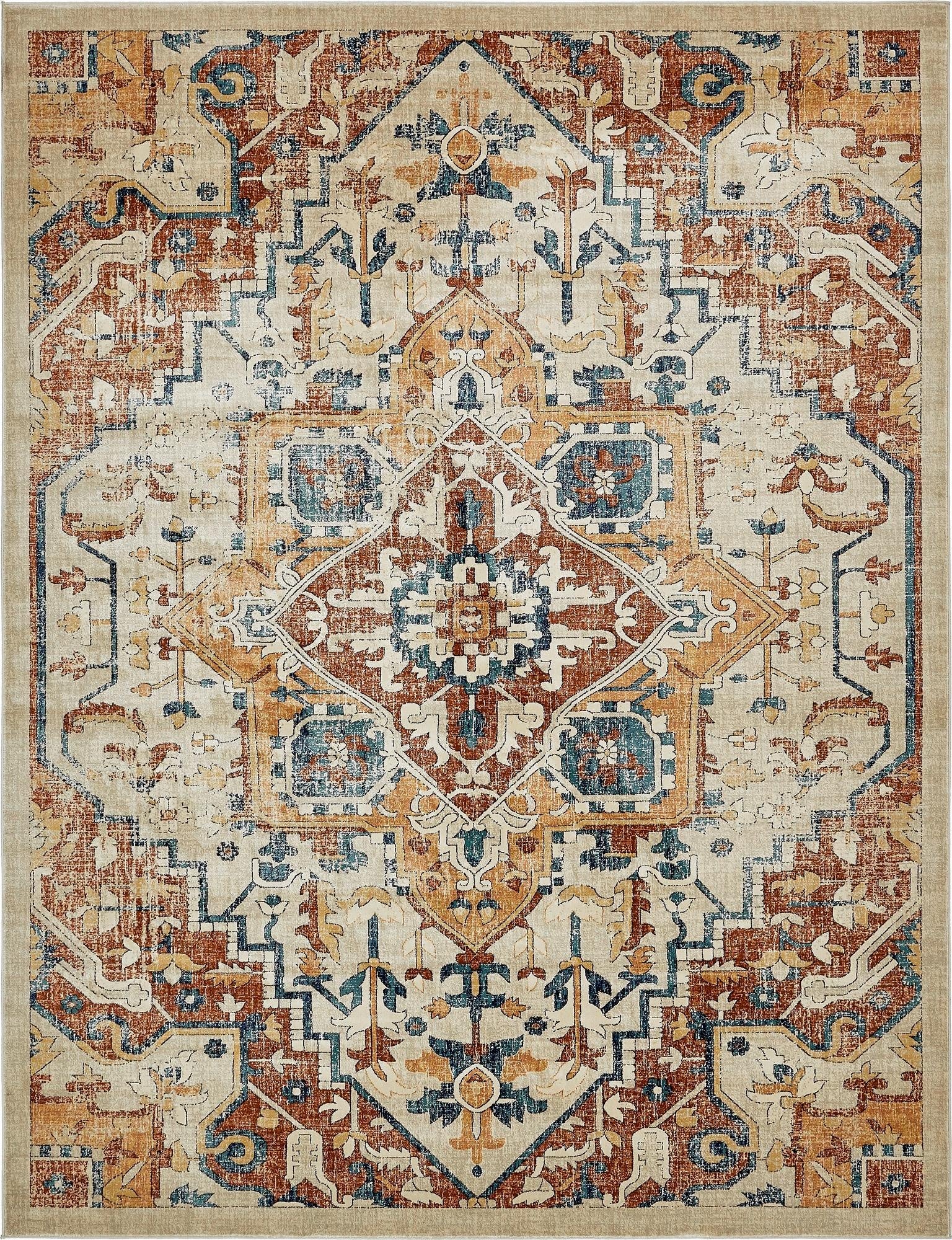 Beige Dahlia Rug