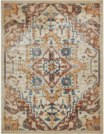 Beige Dahlia Rug