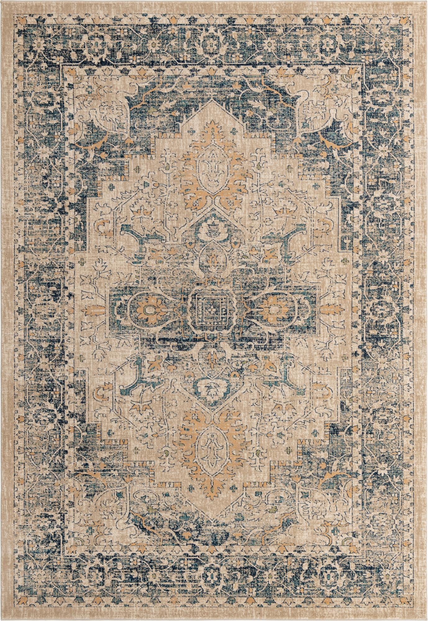 Beige Dahlia Rug