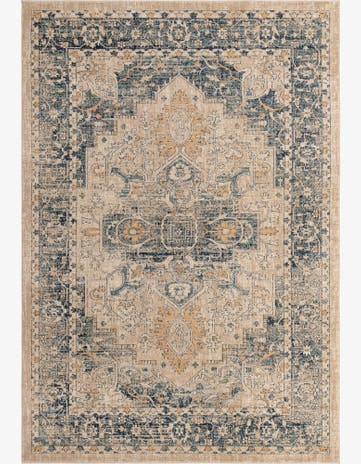Beige Dahlia Rug