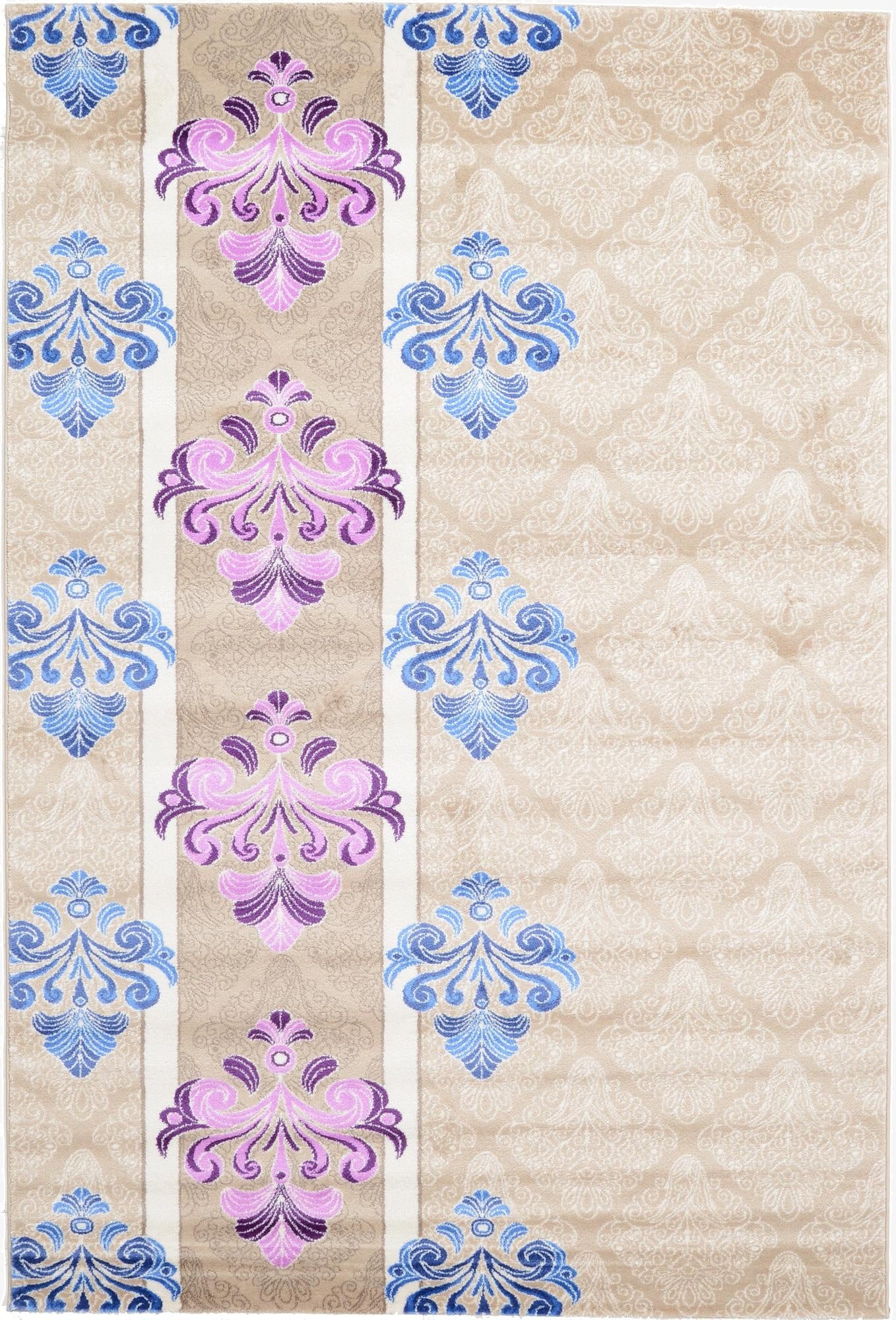 6' 7 x 9' 9 Damask Rug