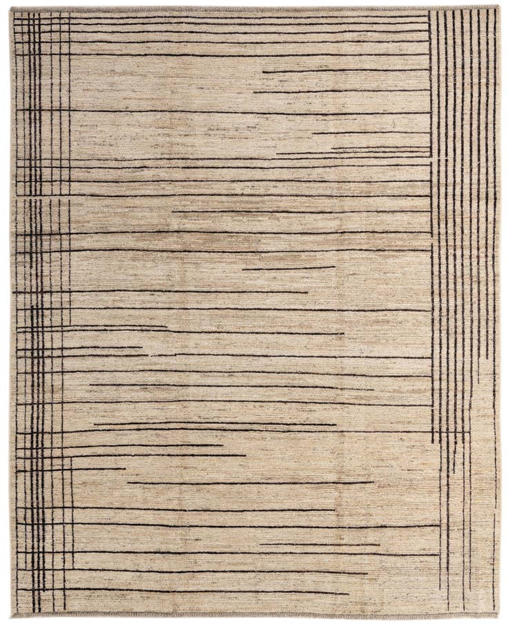 Detail image of 8' 3 x 9' 10 Hand Knotted Darya Wool Rug