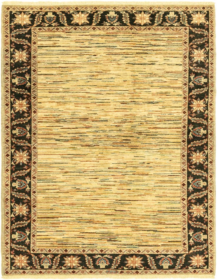 Detail image of 4' 2 x 6' Hand Knotted Darya Rug