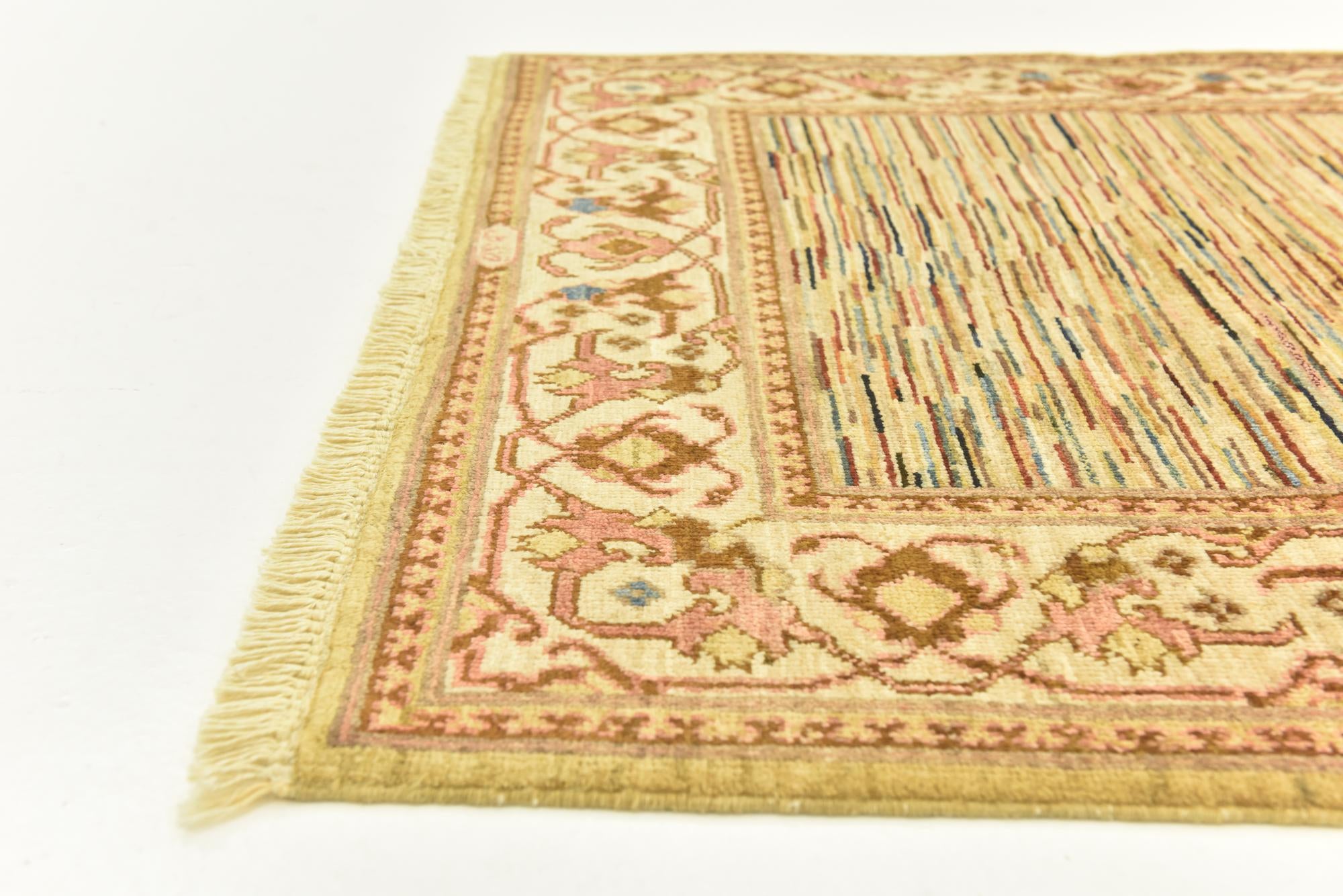 3' 9 x 5' 5 Hand Knotted Darya Oriental Rug