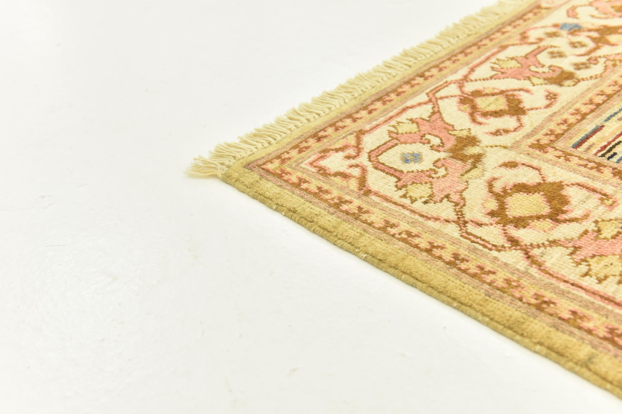 3' 9 x 5' 5 Hand Knotted Darya Oriental Rug
