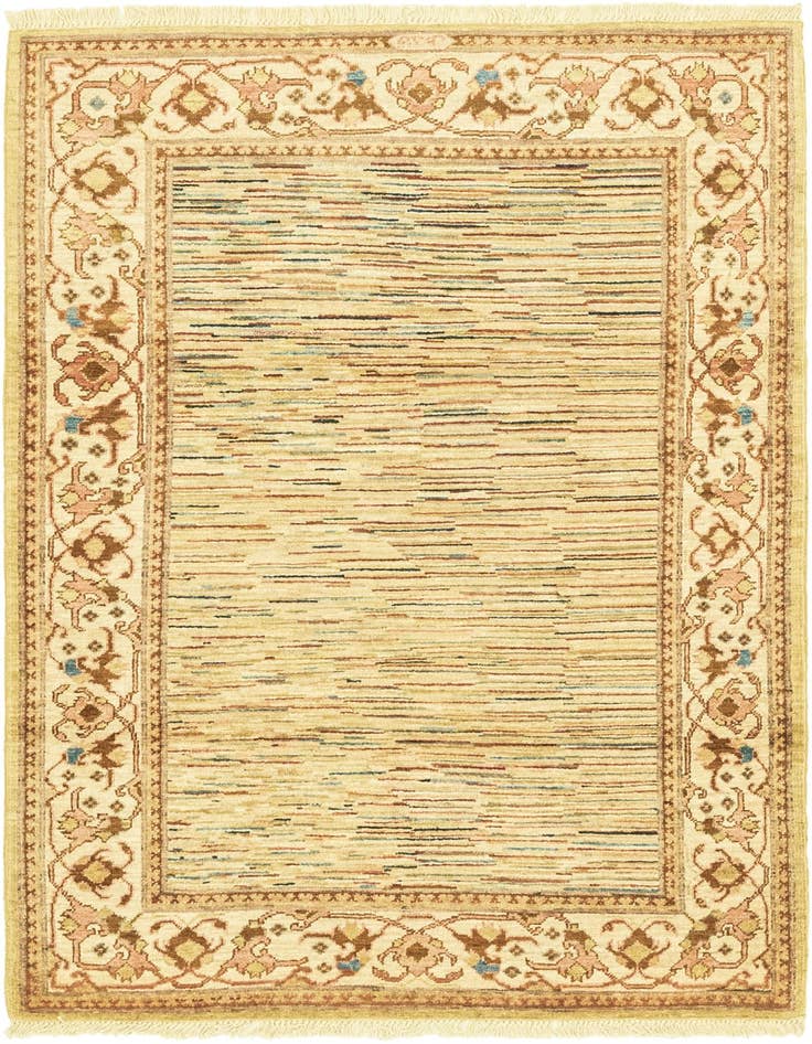Detail image of 3' 9 x 5' 5 Hand Knotted Darya Oriental Rug