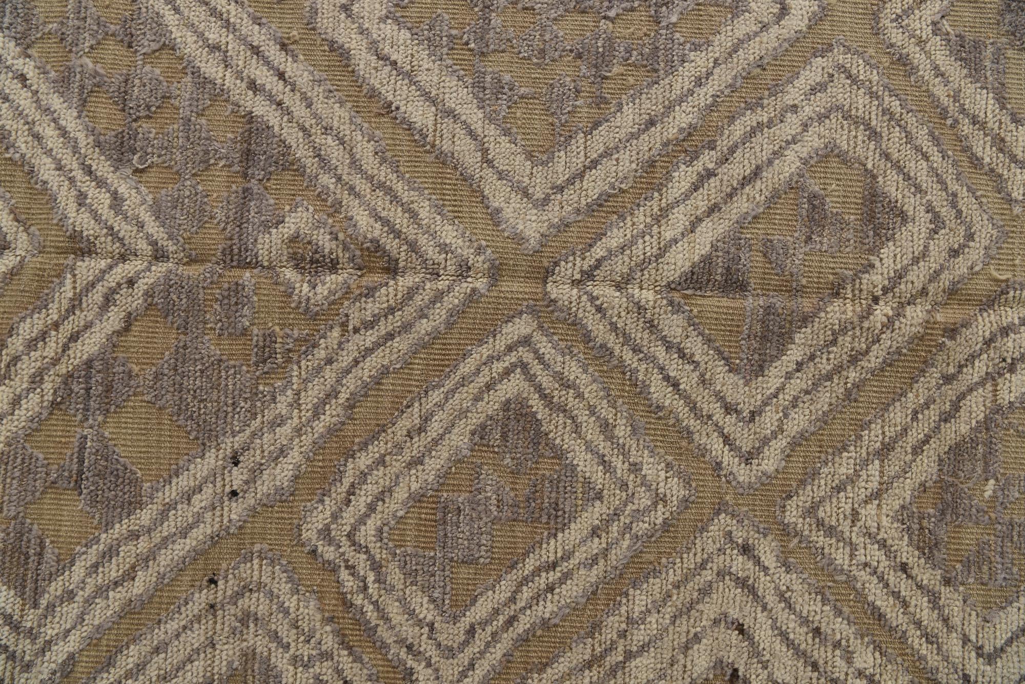 9' x 12' 8 Hand Knotted Darya Wool Rug
