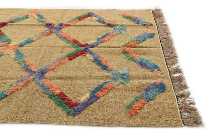 5' x 6' 9 Hand Knotted Darya Wool Rug