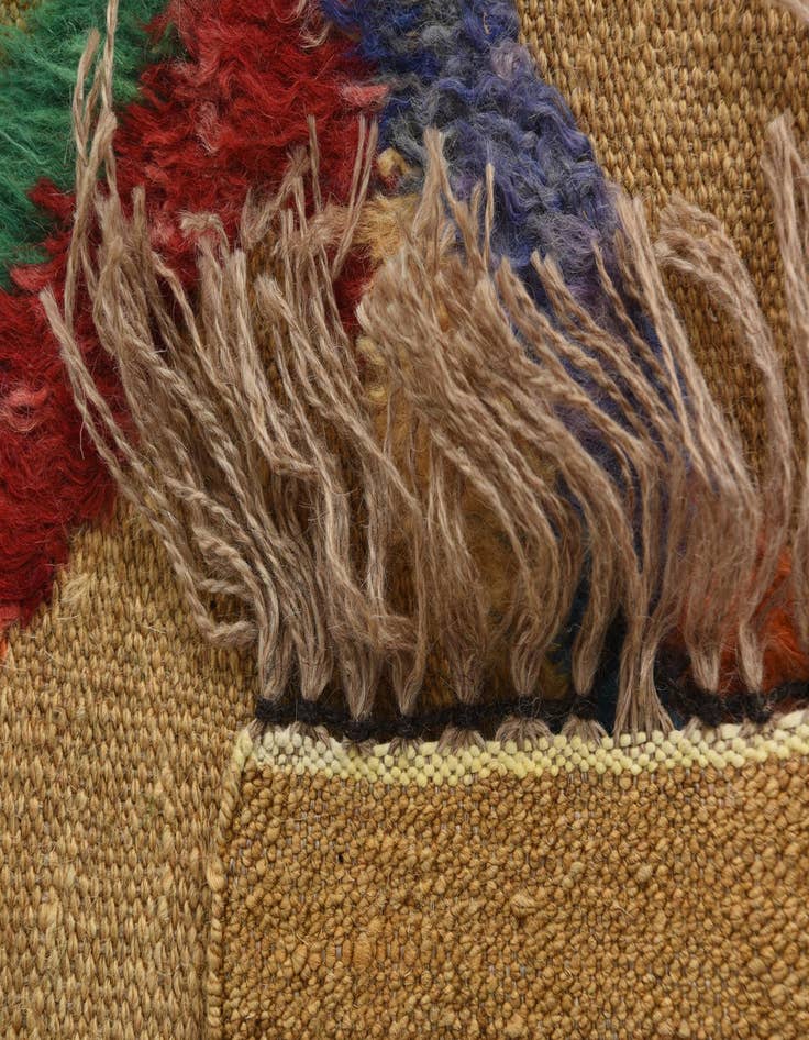 Detail image of 5' x 6' 9  Hand Knotted Darya Wool Rug