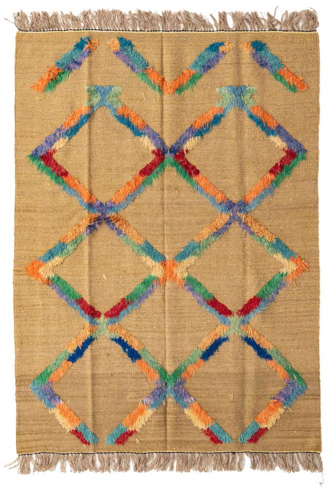 5' x 6' 9 Hand Knotted Darya Wool Rug